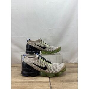 Nike Air VaporMax Flyknit 3 Black Green Running Shoes Sneakers